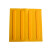 定制盲道砖橡胶pvc安全盲道板防滑导向地贴30cm盲人指路砖 30*30CM黄色条状