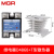 MGR单相固态继电器220V SSR MGR-1 D4860 60A直流控交流DC-AC 继电器+散热器T型白色