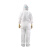 康科健无菌洁净服AP5生物制药实验室无菌室人体防护连体防护服隔离衣 四连体白色 M 