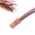 JST对插线 2P连接线 D公母插头 2Pin 红黑色 单头线长10/20CM 母头10cm 硅胶线20号(10条)