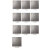 FSL 防溅盒（透明） i1H银灰色系列墙壁86型开关面板暗装定制