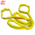 怀鸽JA-A03彩色两端带环圆形柔性起重吊装带3t 长度2m 国标6倍安全系数 黄色