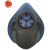 一护 防毒面具 9205防毒半面罩 防护呼吸器 需搭配滤材使用 1个（大号）  