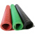绝缘胶垫 配电房地毯防滑胶皮 耐压橡胶板绝缘皮子绿红条纹防滑35 红条35KV1米*2.6米*10毫米