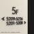亚克力3d立体楼层数字贴楼层号码电梯楼号标识房间号码指示 6F星空银5mm 20x0cm