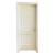 法式轻奢奶油风白色实木门复古卧室内生态隔音烤漆套装房间门定制 带玻璃款式法式门