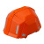 定制原装LOO全新代折叠应急防灾出差便携头盔时尚全帽 橙色