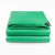 筑华工品工业用加厚油布防水防晒耐磨布雨棚布帆布绿色10*10米	单位：个