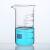 欧杜（oudu） 高硼硅刻度玻璃高型烧杯实验器材 蜀牛高型玻璃烧杯150ml(4个)