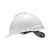 梅思安PE豪华型一指键帽衬+超爱戴帽衬组合V型有孔安全帽施工建筑防撞头盔白色1顶
