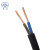 凌志 电线电缆电源线YZ 2*6平方 2芯橡套线国标软芯橡胶线 100米