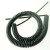 弹簧线2芯3芯4芯PU伸缩螺旋线缆国标铜芯电缆线黑色高弹力电源线 黑2芯0.5平5.0米