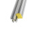 美棠 SP-ZXJ-L-DX系列铝合金走线架 整根1/2/3/4米 可零切 1米价20米起售 银白色 538mm宽