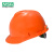 梅思安/MSA V-Gard PE标准型V型安全帽 一指键帽衬 带下颚带 工地施工建筑 橙色 1顶 可定制 IP