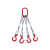 梅派 涂油钢丝绳吊索具起重插编钢丝绳组合吊具 21.5MM(5T4M)默认压制涂油 一根价
