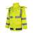阿力牛  ASF59 安全警示雨衣 户外骑行徒步防汛防暴雨雨披 荧光黄上衣 4XL 