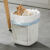 家用垃圾桶镂空创意客厅卧室厨房卫生间ins风办公室废纸篓简约风 镂空白色