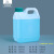 急先锋 塑料桶方桶级PE纯净水酒精消毒液桶分装1/2/5/10L桶现货定制 1L方桶_乳白色(配青色盖)