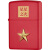 之宝（ZIPPO）打火机 星星之火-红哑漆 彩印徽章 233-C-000062 煤油防风火机