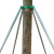 定制 2米树木支撑架含30厘米直径抱箍 热镀锌2MM厚支架 20套起订