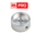 RS PRO 电位器旋钮, 6.4mm轴, 圆形轴, Φ28mmx14mm高旋钮, 银色 498-895，1个1包