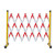 玻璃钢绝缘伸缩围栏电力安施工围挡可移动护栏防护栏警戒隔离栏 高1.2*2.5米长红白 超厚  高质 1.2*2.5米 固定款 红白色 超厚
