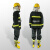 宏兴（HongXing）02款消防服单式消防战斗训练服套装 XL#头盔手套腰带消防靴40码定做五件套