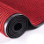聚远 JUYUAN 双条纹地毯 防滑迎宾垫地毯 暗红色 2.0m宽 1cm厚 一米价  15米一卷  1卷起售