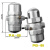 ILEN/PA-68防堵塞气动排水阀自动排水器空压机储气罐PB-68/AD-5 PA-68（低配版）