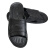 上柯 B3473 SPU底黑色防静电拖鞋 无尘洁净电子实验室工作鞋 两孔44码（270mm）【码数偏小】