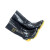 沸耐笙 FNS-04601 建筑工地菜市场水产养殖中性加棉绒中筒pvc雨鞋 黑色单鞋 36码 双