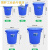 大号垃圾桶户外塑料环保酒店餐厨工业商用圆形带盖大容量收 60升+盖(白色)偏小