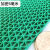 定制防滑垫大面积塑料pvc地毯户外浴室镂空防水网格s厨房室外防滑地垫 绿色5MM特厚加密款 0.9米宽*2米长