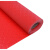 金诗洛 PVC铜钱纹塑料地垫子 塑胶地毯楼梯商场酒店卫生间 2.3牛筋加厚1.8m宽*1m红色 JM0024