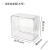 展示柜盲盒收纳展示架泡泡玛特展示盒亚克力透明防尘盒子组合 月影白 1个单层小号