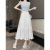 森炯LARI BAON2024夏季新款高腰A字半身裙女中长款小个子显瘦公主裙子 白色 S