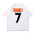 QIAU篮球布鲁克林杜兰特袖标短袖T恤男女宽松衣服纯棉潮牌衣服 7号杜兰特+袖标-白色 3XL