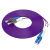 胜为 铠装光纤跳线 LC-FC 单模双芯 紫色 3m FSCK-6030