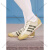 阿迪达斯 （adidas）「冰淇淋T头鞋」VS JOG 2.0复古运动鞋男女adidas阿迪达斯轻运动 清新柠檬 40.5 250mm