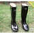 雨靴 矿工靴 矿工雨靴 高筒 三防雨靴 耐酸碱耐油雨靴牌双钱 黑色 38