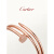 卡地亚（Cartier）Juste un Clou钉子系列 玫瑰金白金镶钻手镯 玫瑰金 15cm