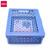 得力（deli）923/929文件篮带盖子 公文篮 票据篮文件筐文件架 蓝色 办公用品 340*253* 88mm/923有盖蓝色