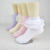 TRTJ儿童双层蕾丝花边袜子白色拉丁舞女考级比赛公主袜秋舞蹈 3双白色4-6岁 /25-28鞋码