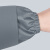 立采 防尘工作服带面罩头套打磨专用分体全身连帽玻璃纤维喷漆防护服 上衣+裤子     灰色 M码   1套价