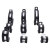 稳斯坦 304不锈钢连胶条喉箍 直径14mm（10个） R型固定夹管夹电缆电线卡箍橡胶减震抱箍 WY0276