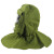 迈恻亦披肩面罩石材切割喷漆打磨粉尘作业工厂装修打磨防尘面罩披肩头罩 绿色喷砂帽(雨绸布PC屏)