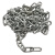 富都华创 镀锌铁链子5mm链条（一米价格）焊接铁链条 FDHC-445