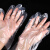 来禹 一次性手套单独包装塑料透明手套薄膜加厚PE手套1500只/包 长条特厚款1.0克 