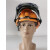 焊工专用护脸自动变光焊接帽子电焊防护罩电焊面罩安全帽适配器配 黄色安全帽一个