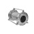 不锈钢补偿器膨胀节伸缩节工业补偿节防震波纹管道连接器DN40-300mm 个 加厚 DN125